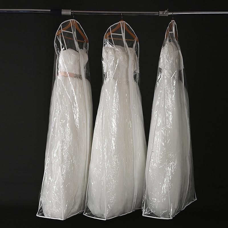 Wedding Transparent Cover Memory Storage Bag Dustproof Waterproof Moisture-proof Bridal Garment