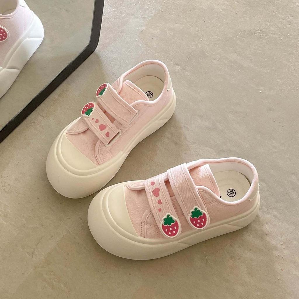 Summer Canvas Shoes Breathable Board Shoes Women's New Platform Student Bread Shoes