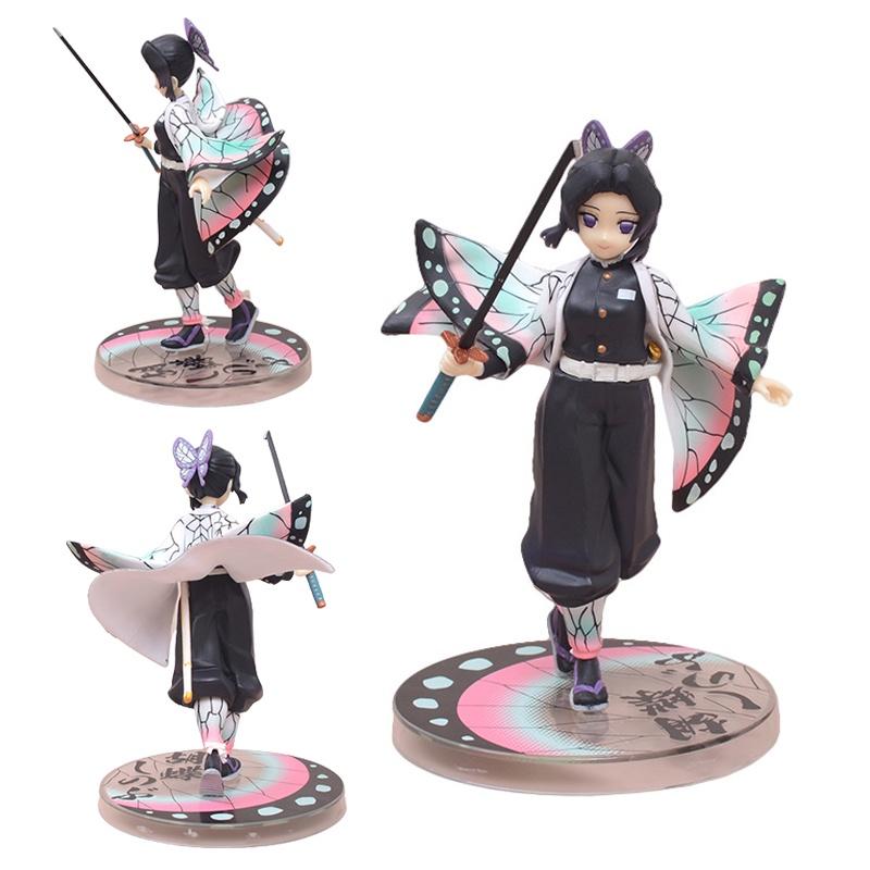 17.5cm Kochou Shinobu Demon Slayer Pvc Action Figure Collectible Cake Topper