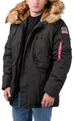 Winter Jacket Alpha Industries Polar Jacket (123144) Black Olive (123144-413)