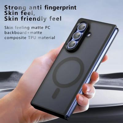 Magnetic Case For Samsung Galaxy Z Fold 7 5G Magnetic Protective Back Cover For Galaxy Z Fold7 Zfold7 Shockproof Bumper Coque