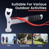 29/30cm Tent Hammer Aluminium Tent Canopy Stake Hammer Outdoor Multifunctional Camping Mallet with Hook Field Survival Equipment
