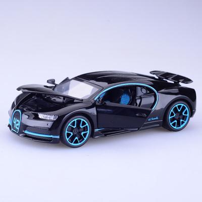 Simulace Slitina Model Auta Super Run Qilong Závodní Bugatti Kovové Sportovní Auto Hračka Kluk