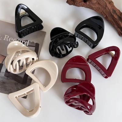 Haarklammern für Mädchen, süße geometrische kleine Haarklammer, elegante Haarspangen für Frauen, Krabben-Haarnadeln, modisches Haar-Accessoire für Damen
