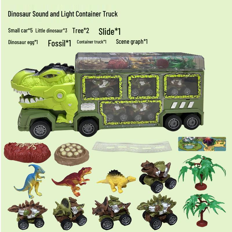 Dinosaurier Bagger Spielzeug: Tyrannosaurus Rex Transportfahrzeug für Kinder