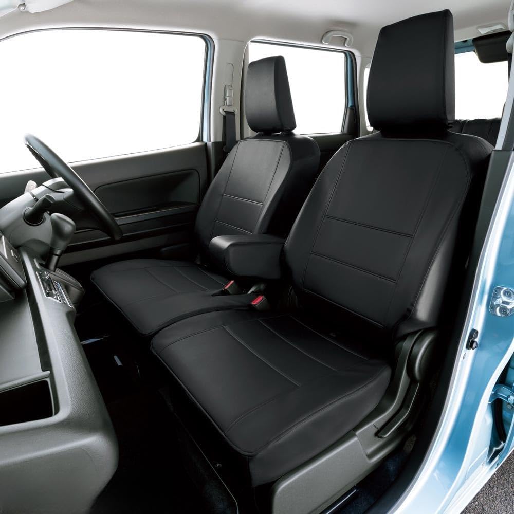 

BONFORM Soft Leather R2 Seat Covers for Wagon R Flair (17.2 - 22.8) / (17.3 - 22.9) 4477-24BK чёрный