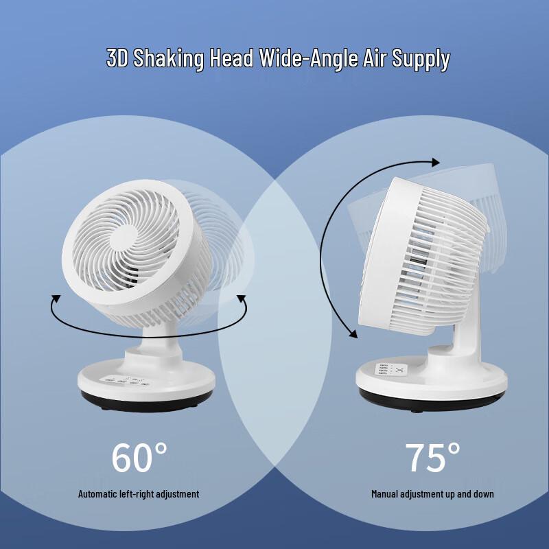 Storm Remote Control Circulating Desk Fan