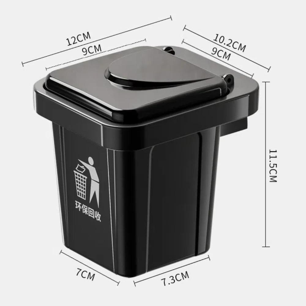 Śmietnik ze stali nierdzewnej do montażu na ścianie Śmietnik w kształcie puszki Nowy wiszący kosz na śmieci