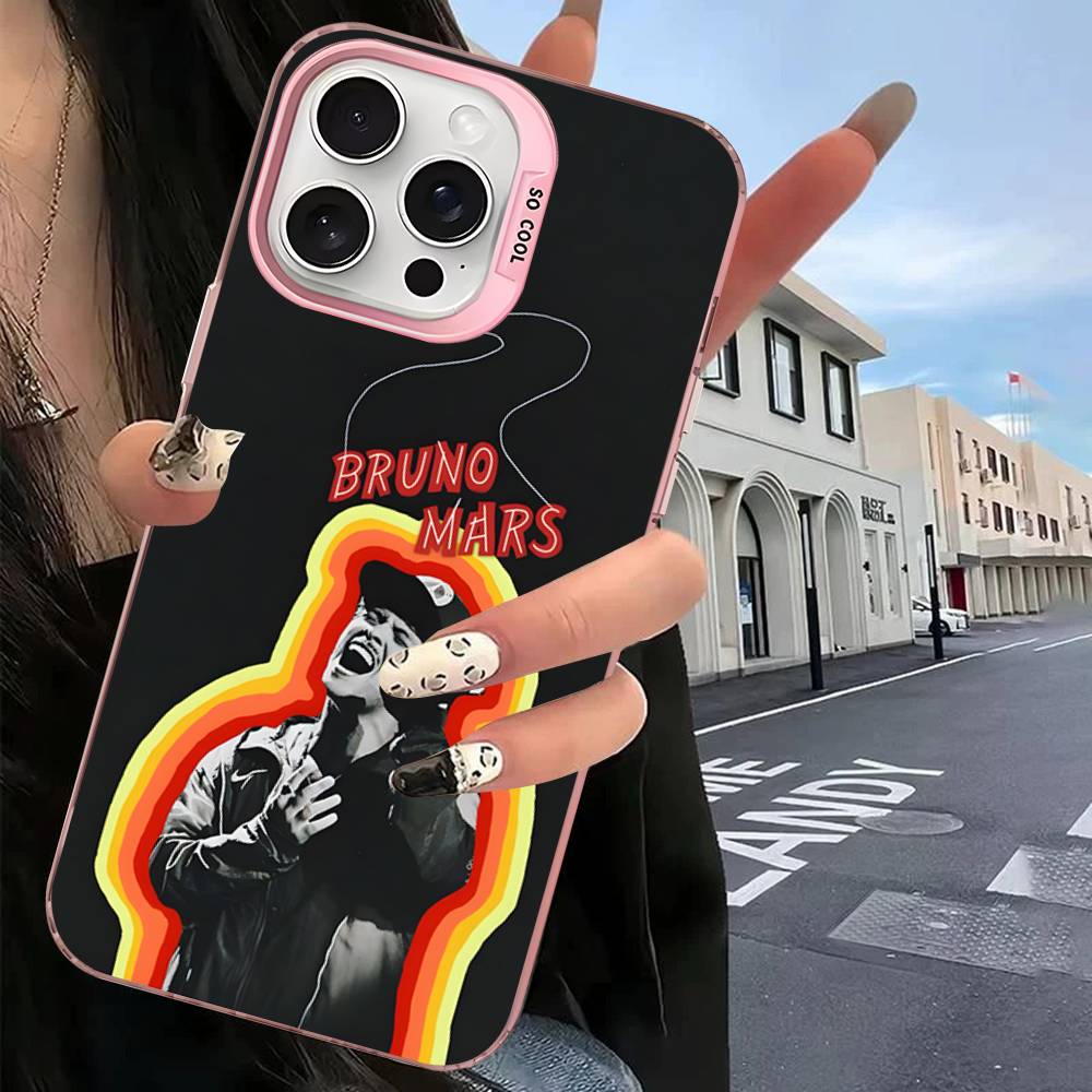 Bruno Mars Phone Case For iPhone 17 16 15 14 13 12 11 Pro MAX Matte Shockproof Back Anti Fall Matte Cover