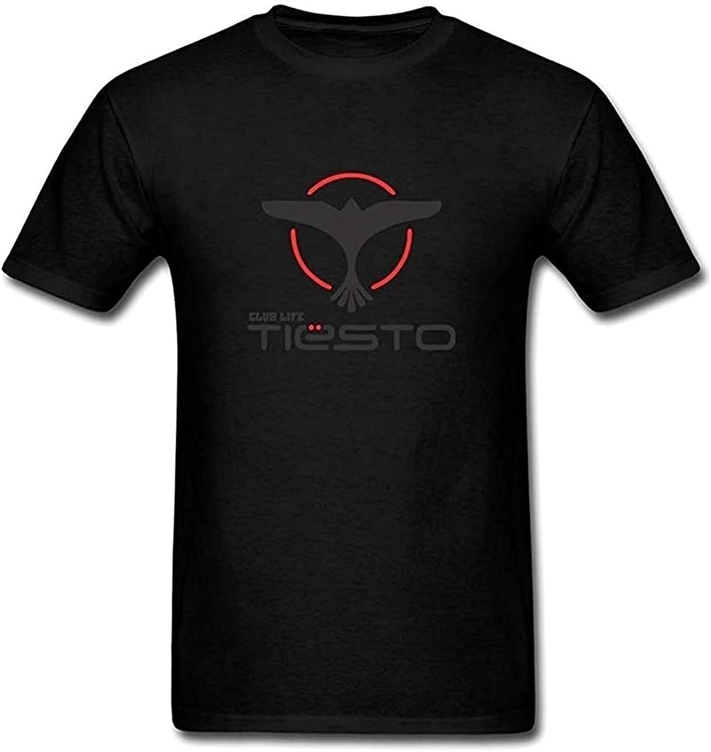 Men s Tiesto Dj Club Life Logo Short Sleeves T-Shirt Black XL чёрный