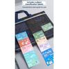 Zip Handbag A3 Mesh Art Bag Large Capacity a4 Test Paper Bag 8k Sketch Drawing Album  Stationery