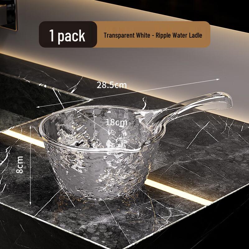 

Wutuo Transparent Long-Handle Water Ladle