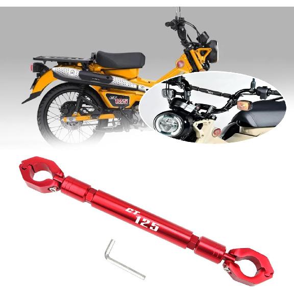 

for CT125 Trail 125 Hunter Cub 2024 Motorcycle Accessories Balance Bar Handlebar Crossbar Bar Phone Holder ct125 Trail 125 Hunter Cub 2021-2024 червоний
