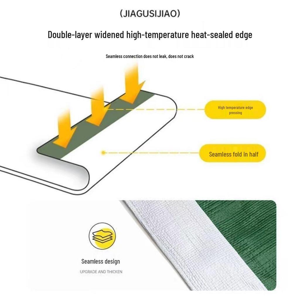 Thickened Outdoor Waterproof Picnic Mat - Portable Moisture-Proof Ground Cloth for Camping and Tents