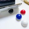Red Nose Crystal Ball Solid Color Mobile Phone Airbag Bracket Desktop Lazy Air Cushion Support Frame Niche Creative Retractable