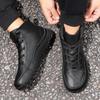 Autumn/Winter Unisex Wide Head Barefoot Large Hiking Shoes Mid Top Outdoor Hiking Shoes