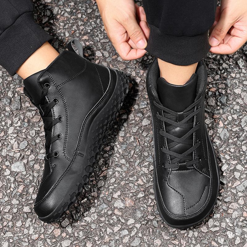Autumn/Winter Unisex Wide Head Barefoot Large Hiking Shoes Mid Top Outdoor Hiking Shoes
