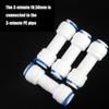 2Pcs 3/8inch Push To Connect Check Valves Straight Quick Connect Check Valves for Water Reverse Osmosis System Enduring