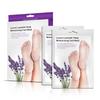 Rose & Olive Oil Foot Mask with Lavender, Deep Nourishing Moisturizing Exfoliating Foot Peel Socks