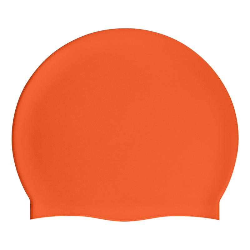 Custom Printed Adult Swim Cap New Style 100% Eco-Friendly Silicone Color Fading Resistant Swimming Cap
