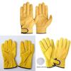 Sheep Leather Welding Gloves With Heat Resistance For Outdoor Labor And Safety