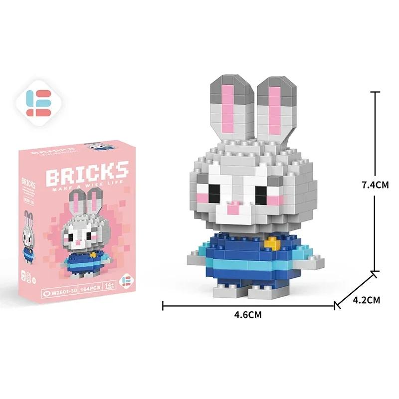 Stitch Building Blocks Anime Kawaii Cartoon mini Action Children's Figures Blocks Bricks Assemble DIY Toys Gift for Kids