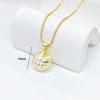 Three-Dimensional Basketball Baseball Pendant Necklace Hip-Hop Football Pendant Chains Accessories Men's Sports Ball Jewelry