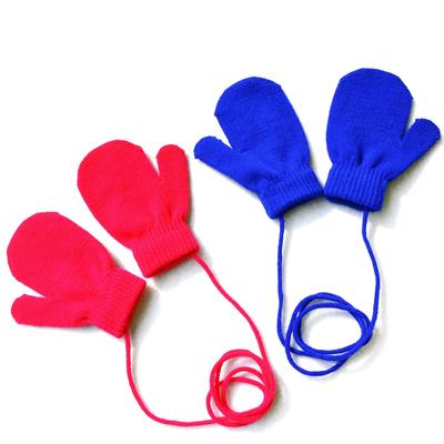 Luvas de inverno infantis de malha para meninas, luvas quentes para crianças, luvas de mão para bebês de 1 a 5 anos