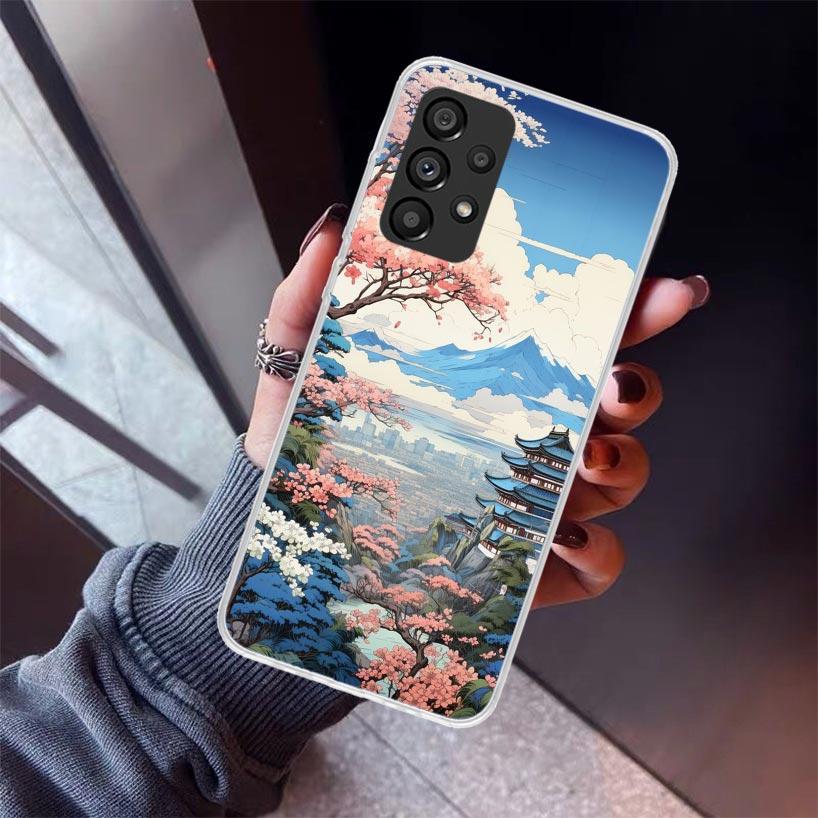 

Anime Aesthetic Scenery Phone Case For Samsung Galaxy A12 A52S A42 A32 A22 A51 A50 Note 20 Ultra 10 S10 Plus A71 A70 A31 A30 A10 Samsung A52
