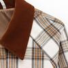 Spring 2025 Women's Versatile Plaid Lapel Short Jacket