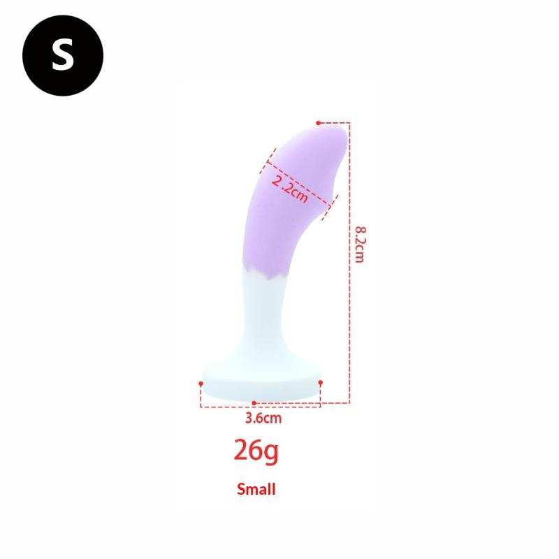 Silicone Anal Dilatancy Dildos Adult Sex Toys Anal Plug G-point Massage Gem Crystal Base Butt Plug Anal Masturbation Stimulator