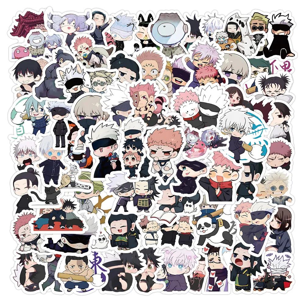 10/30/50/100 Stück Lustige Cartoon Jujutsu Kaisen Aufkleber Anime Decals DIY Auto Laptop Handyhülle Skateboard Wasserdichter Aufkleber Spielzeug