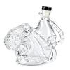 Exquisite Octopus Sculpted Glass Bottle For Liquid Dispensing And Artistic Display Transparent Color