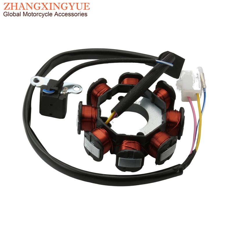 Scooter Coil Magneto Stator For Kymco Agility 125 R16 Agility125 RS Like 125 Agility 150 31120-LFC3-E10 4T