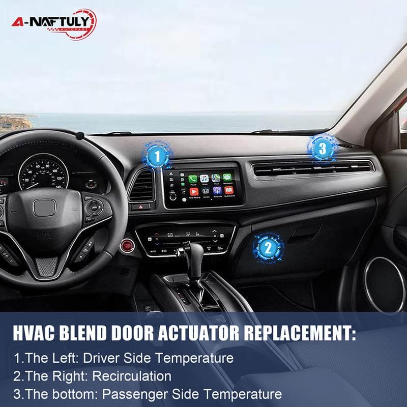 HVAC Heater Blend Door Actuator Replacement Fits For Ram 1500 2500 3500 4500 5500 2011-2016, Dodge Ram 1500 2500 3500 2009-2010 - Main AC Control Air