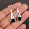 Black Onyx  Gemstone 925 Sterling Silver Boho Jewelry Drop/Dangle Earrings 1.80" EE-50-15