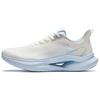 Breathing Run Versatile Fabric Cushioning Breathable Lightweight Low Top Casual Running Shoes Women's White Blue 922425506-3