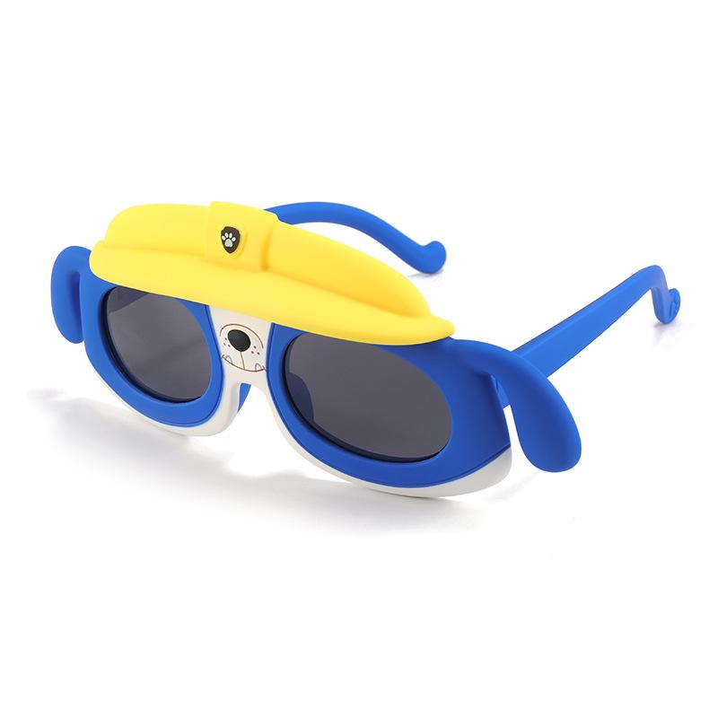 

Childrens Design Cartoon Polarized Sunglasses Summer Outdoor Uv Protection темно-синього кольору