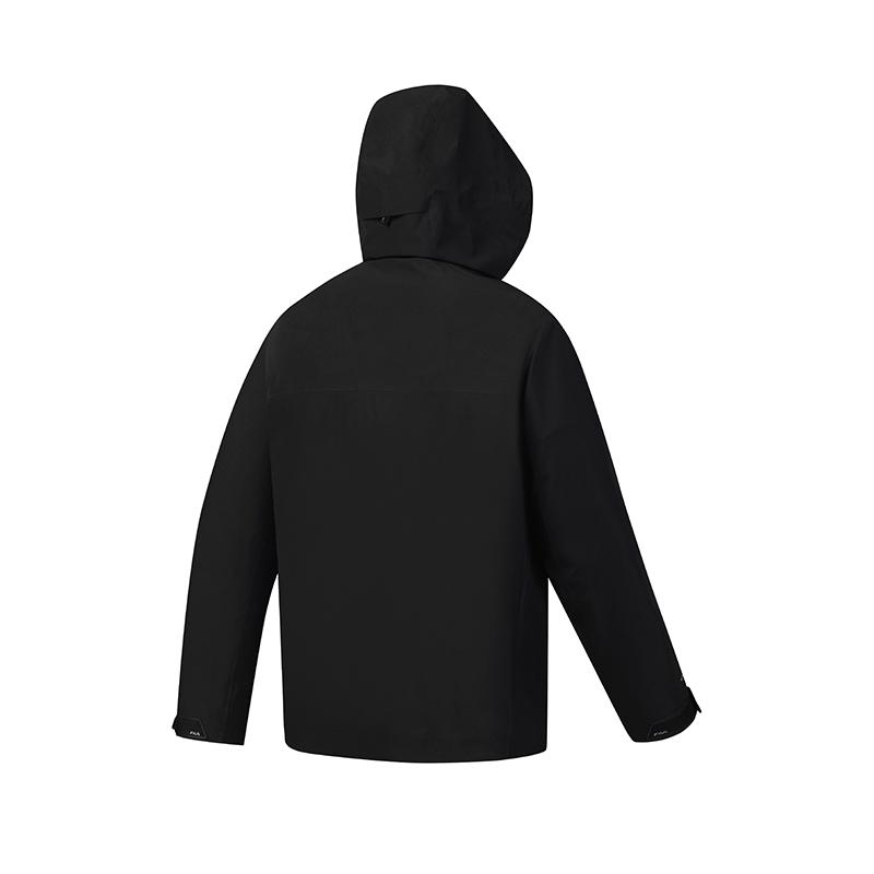 Fila Explorer Removable Three-In-One Minimalist Casual Sports Outdoor Comfortable Two-Piece Set Waterproof Windproof Warm Jacket A11M617729FBK