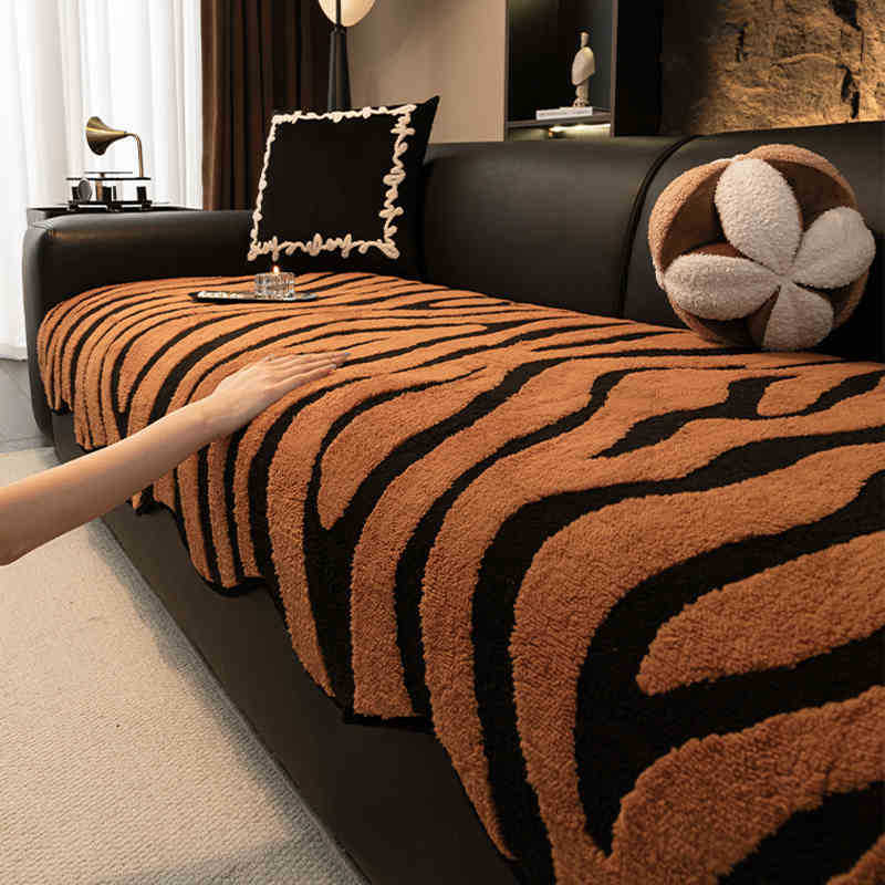 Winter Plush Sofa Cushion Non-Slip Sofa Seat Cushion Advanced Sense  New Sofa Cover Sofa Cover Cover Cloth Towel