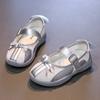 Children Mesh Shoes 2025 Summer New Patchwork Bowknot Girls Causal Shoes Breathable Non-slip Kids Fashion School Sports Sandals