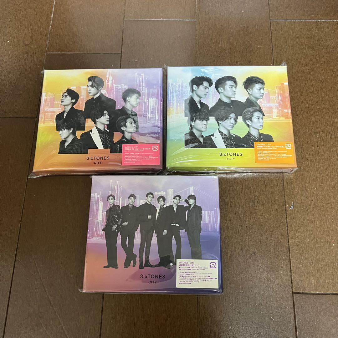 

[USED] SixTONES CITY album 3 form set