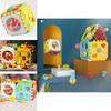 Colorful Baby Early Learning Magic Cube Educational Toy For 0-3 Year Olds