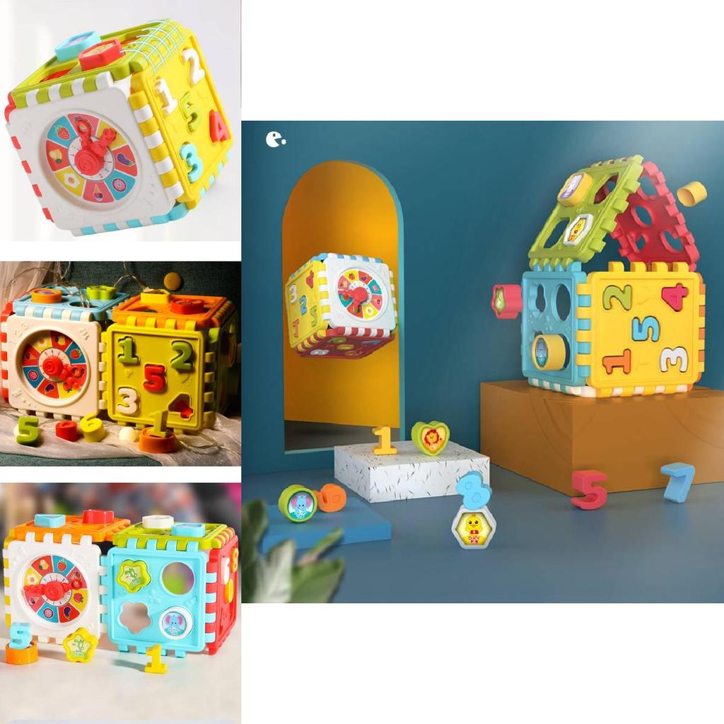 Colorful Baby Early Learning Magic Cube Educational Toy For 0-3 Year Olds