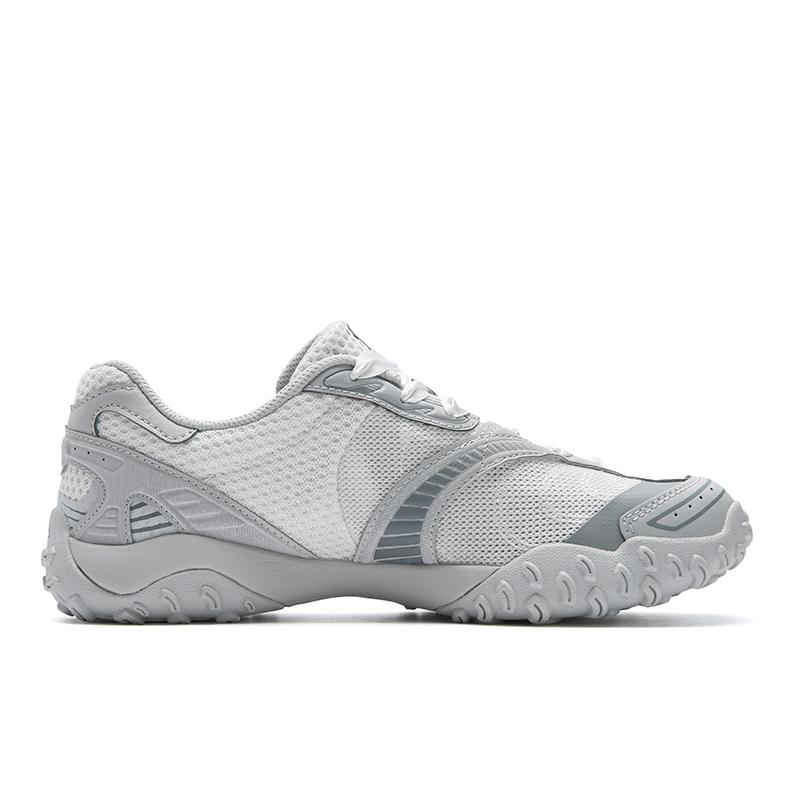Fila ECHAPPE 2 Abrasion Resistant, Breathable, Lightweight Low Top Casual Shoes Women's Standard White/Lunar Rock Gray F12W622114FCL