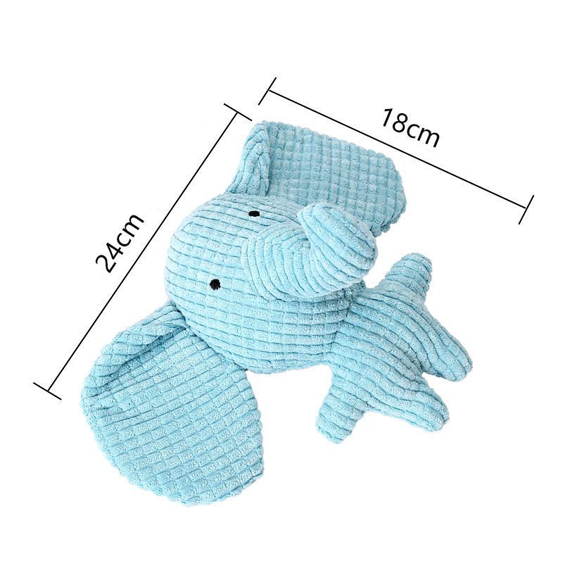 Squeaky Stunt Duck Dog Toy - Plush Chew & Sleep Companion for Pets