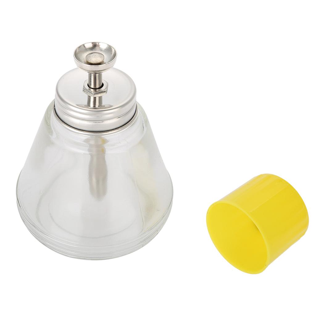 180ml Nail Art Pump Dispenser Empty Bottle Liquid Container Glass Alcohol Pressing Bottle