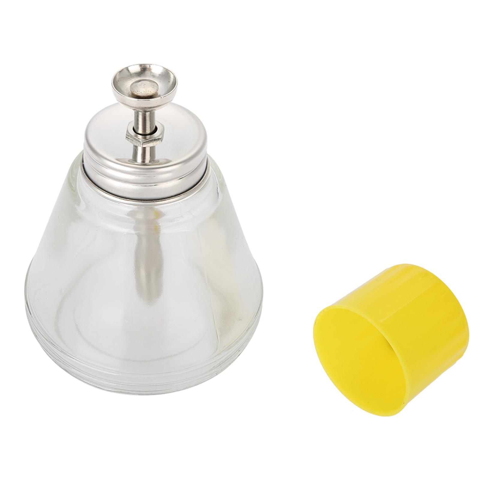 

180ml Nail Art Pump Dispenser Empty Bottle Liquid Container Glass Alcohol Pressing Bottle