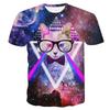 2024 Men/woman High Quality Brand T-shirt Hombre New Men T-shirt Casual Short Sleeve O-neck Fashion Funny Cat Printed 3D T Shirt