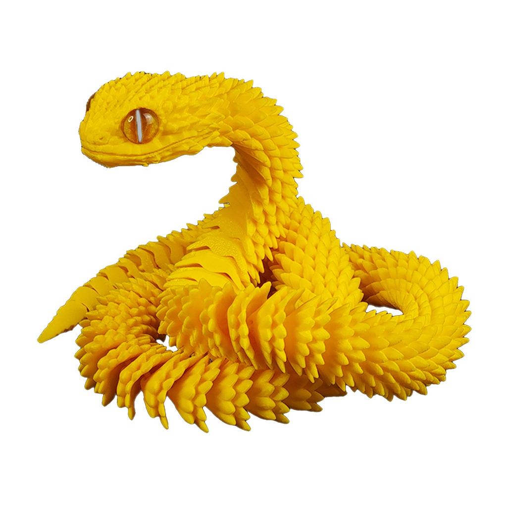 Flexible 60cm Snake Toy Model Realistic Design with Textured Body Soft Material for Educational and Recreational Use